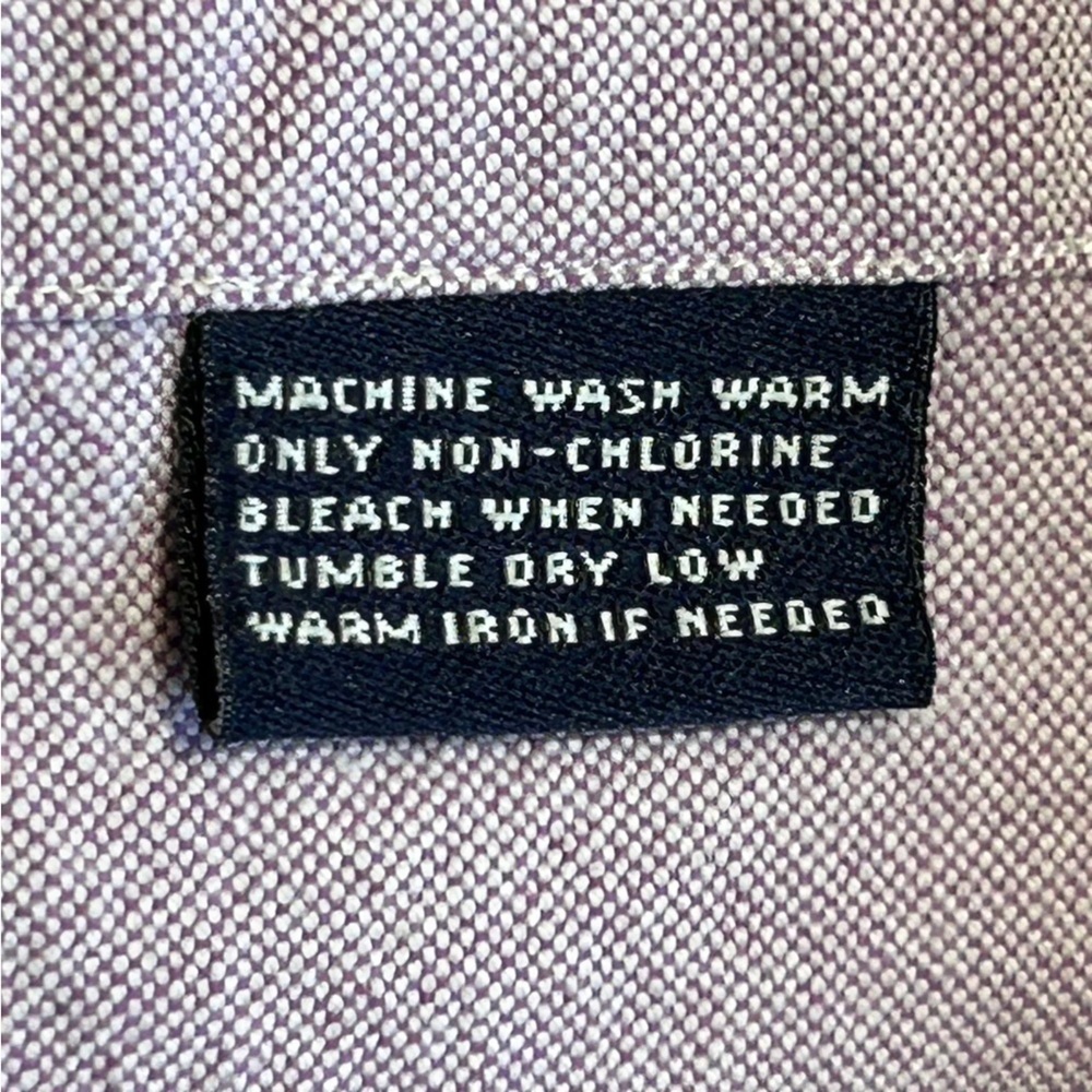 American Living Purple Casual Button Down Shirt - Picture 12 of 12